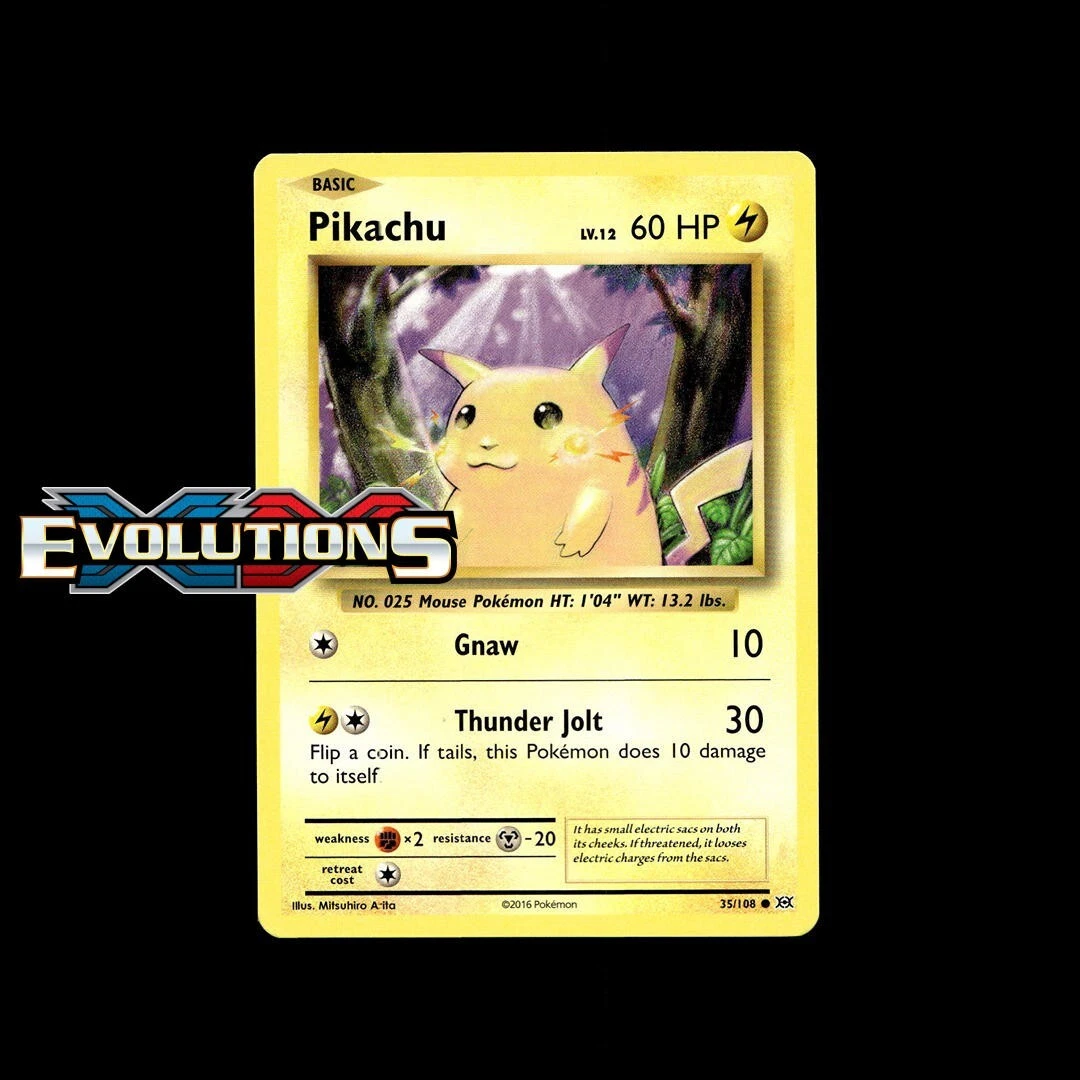 Pikachu 35/108 Evolutions for sale | eBay