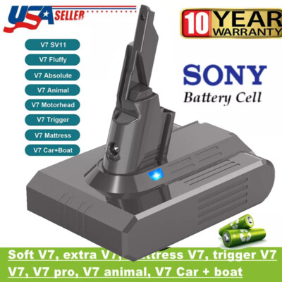 21.6V 9000mAh Replacement V7 Battery for Dyson V7 SV11 Animal V7 HEAP V7 Trigger