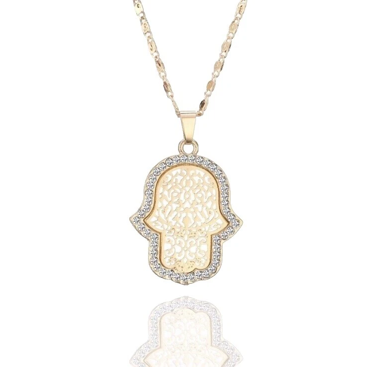 Crystal Rhinestone Collares y colgantes De moda de cobre