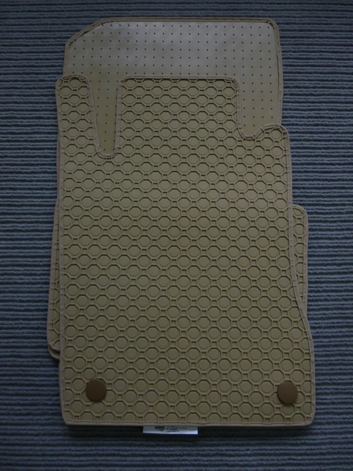 $$ Campos de dirección alfombrillas de goma adecuadas para Porsche 911 996 + BEIGE + goma + NUEVO $$ Foto 3 de 3