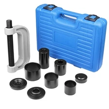 10Pcs Auto Repair Service Removal Ball Joint Press Tool Kit & Master Adapter Set