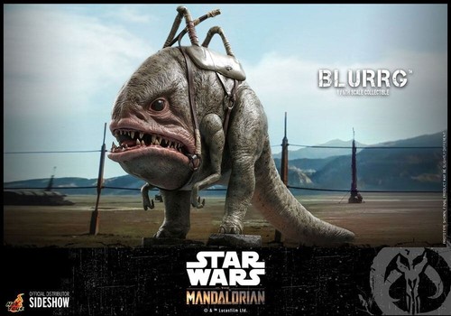Star Wars The Mandalorian Action Figure 1/6 Blurrg 37 cm Action figures Hot Toys - Foto 6 di 10