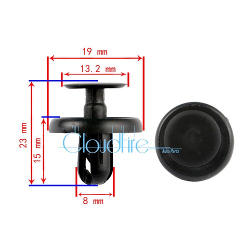 20x Motorraumabdekung Clips Radkästen Befestigung Halter Klips Für