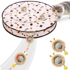 2 Packs Interactive Cat - Automatic Moving Cat Toys for Indoor Cats, USB-Char...