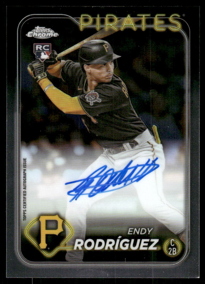 2024 Topps Chrome Rookie Autographs #RAER Endy Rodriguez Auto - BB