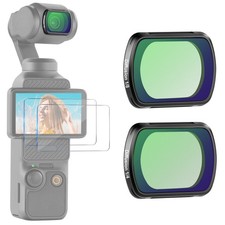 NEEWER Magnetic Black Diffusion 1/4  1/8 Filter Set, DJI Osmo Pocket 3, Screen