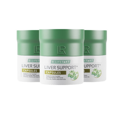 LR LIFETAKT Liver Support Capsules 3er Set 90 Kapseln NEU+OVP LR Health & Beauty