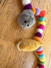 Used Trader Joe’s Here Kitty Kitty FELTED WOOL GARLAND CAT TOY — photo 2
