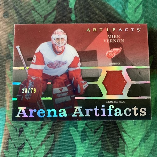 2021-22 Artifacts Arena Artifacts /79 Mike Vernon Joe Louis Arena