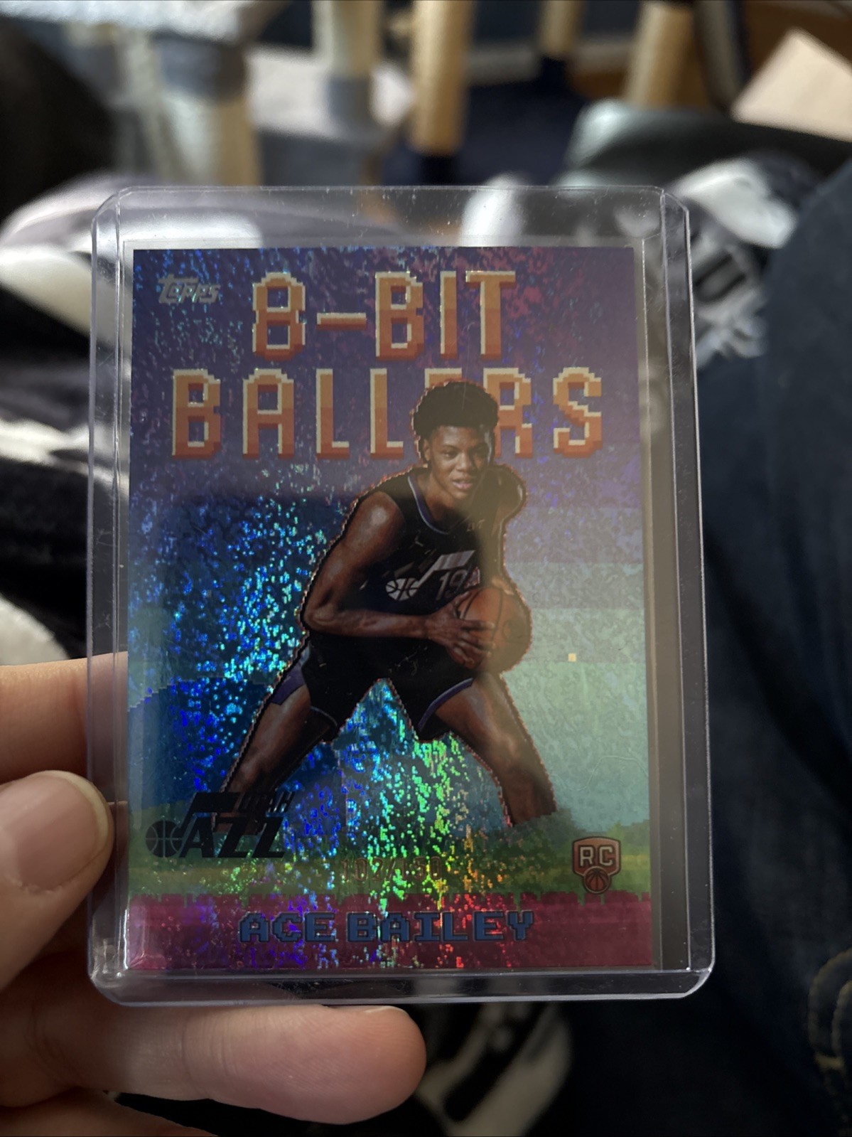 2025-26 Topps - 8-Bit Ballers Ace Bailey #8B-35 Blue Holofoil /150 (RC)