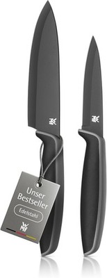 WMF Touch 2-teiliges Küchenmesserset mit Schutzhülle, Klinge aus Stahl, scharf