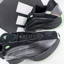 Adidas US 11 Men's Black/Green Rare Retro Basketball Nova IIInfinity  JQ2756 NIB