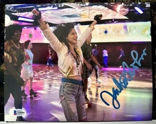 JACKIE TOHN SIGNED PHOTO 8X10 GLOW AUTOGRAPH GORGEOUS LADIES OF WRESTLING COA 1