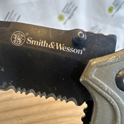 Smith & Wesson Folding Knife 3.23'' Black Oxide Combo 1100036