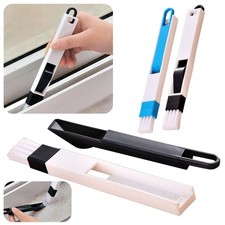 Multipurpose Window Door Keyboard Cleaning Brush Cleaner Dustpan 2 In 1 Tool OY