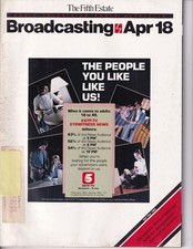 Apr 18 1983 Broadcasting magazine 138 pages/Alan Thicke/Merv Griffin adverts
