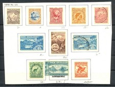 NEW ZEALAND 1898 11 ST.. CV € 640 - */0- VF 