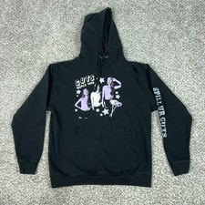 Guts World Tour Hoodie Mens Medium Black Pullover Olivia Rodrigo Concert Merch