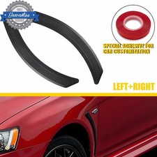 Pair Front Fender Side Vent Cover Sticker For Mitsubishi Lancer Evo 2002-2016 Pair Front Fender Side Vent Cover Sticker For Mitsubishi Lancer Evo 2002-2016