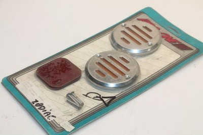 ZODIAC / PRO-ONE .. CABOCHON VORNE CHROM für HARLEY FLH bis 1985