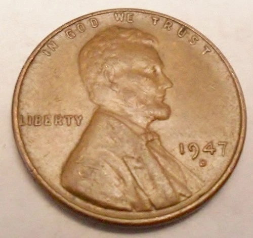 1947 D Lincoln Wheat Cent / Penny  *XF - EXTREMELY FINE*  *FREE SHIPPING*