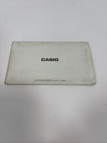 Vintage 1986 Casio Fx-115m Solar Scientific Calculator Made in Japan with Book - Picture 13 of 14