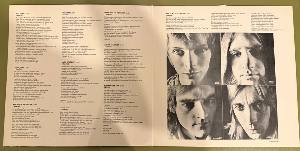 David Bowie The Rise and Fall of Ziggy Stardust and the Spiders from Mars · Lp, Foto 3 von 4
