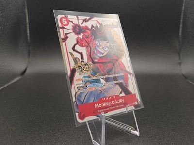 One Piece Card Monkey.D.Luffy ST01-012 3rd Anniversary Event 3 Brothers Pack NM