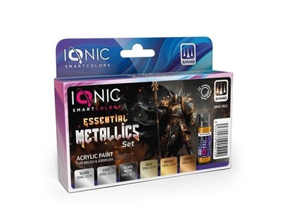 IONIC - Acrylic paint set Essential Metallics, 0511