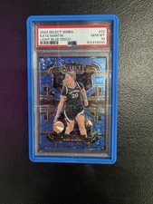 2024 Panini Select WNBA Kate Martin #22 Light Blue Disco Prizm 27/125 PSA 10