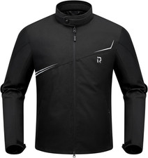 Giacca Moto Uomo Inverno Con Spalline E Gomitiere CE Equipaggiamento, Fodera Sfo