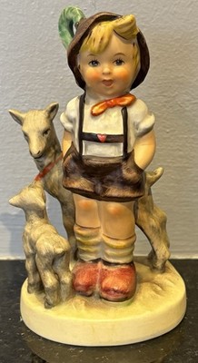 M. I. Hummel Porcelain Piece Produced By Goebel In Germany - Little Goat Herder 