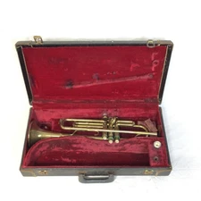 LAFAYETTE by COUESNON PARIS Made In France Bb TRUMPET CASE & MOUTHPIECE #39811