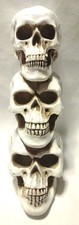Halloween Scary Stacked Skulls Holiday Decorative Prop Decor