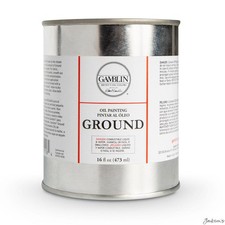 Gamblin Oil Painting Ground Alkyd Resin 473ml Primer For Canvas Linen Panel