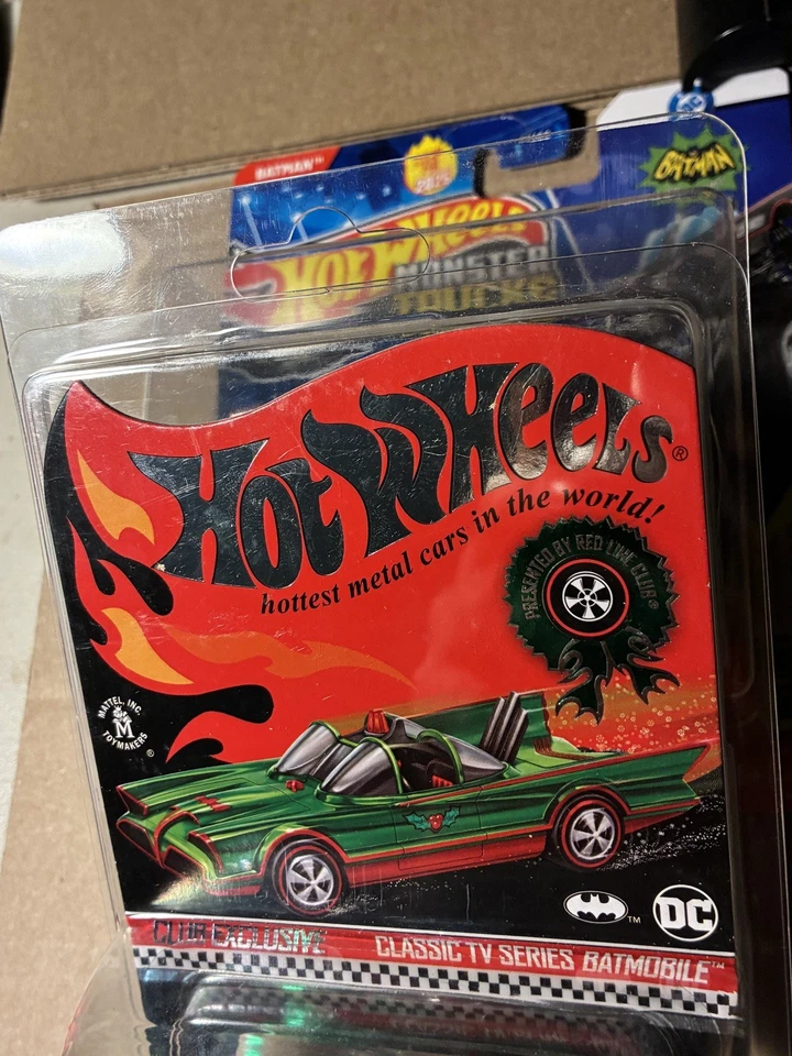 2017 Hot Wheels RLC Holiday Classic TV Series Batmobile 1966 1159/ 6000 W Bonus  - Image 4 of 4