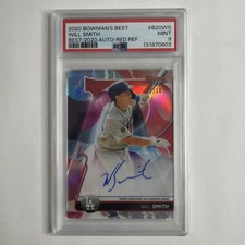 2020 Bowman's Best #B20WS Will Smith Best of 2020 Autographs Red Refractor