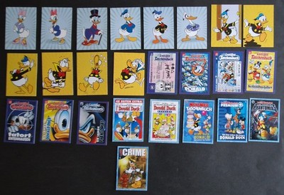 Donald Duck 85 Jahre 25  Karten keine doppelten Panini 2019 Sticker Sammelbilder