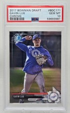 2017 Bowman Chrome GAVIN LUX RC CARD PSA 10 GEM MINT
