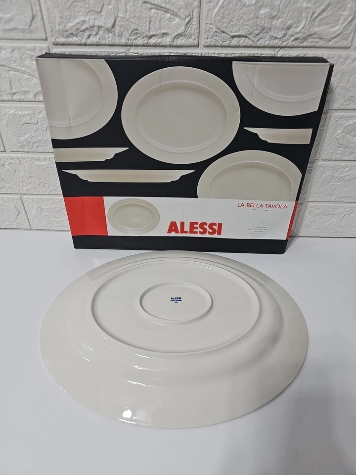 NEW ALESSI La Bella Tavola 14" Oval Serving Plate / Platter Ettore Sottsass 1993 - Image 3 of 4