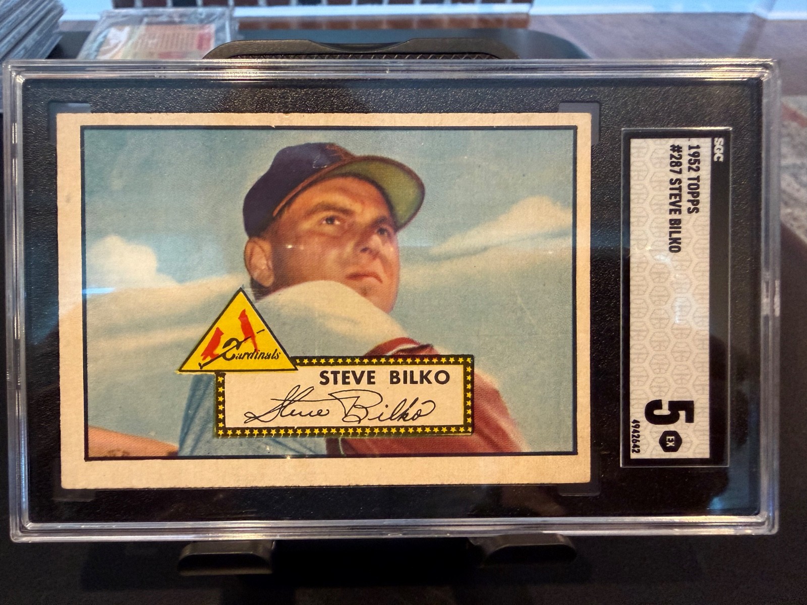 1952 Topps - Semi-High # Steve Bilko #287 SGC 5