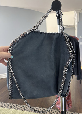 Stella McCartney Falabella Gray Medium Chain Shoulder Bag Magnetic, Charm