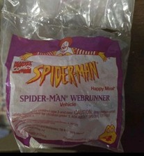 McDonalds Happy Meal 1995 Marvel Comics "Spiderman Webrunner" Vehicle Sealed