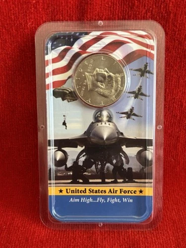 2011 - P Kennedy Half Dollar Coin U.S. Air Force Cover Unc Showpak