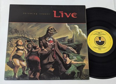 Live - Throwing Copper BRAZIL 1st press Lp 1994 Radioactive