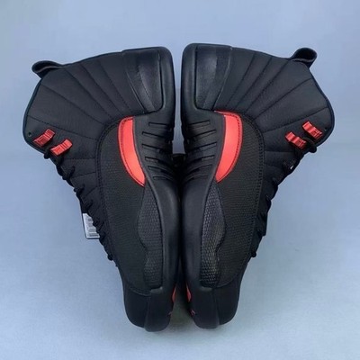 Jordan 12 Retro Bloodline CT8013-003 Black Red Men's Basketball Shoes New Unworn