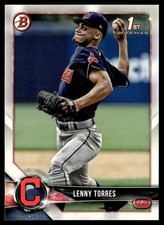 2018 Bowman Draft Lenny Torres Cleveland Indians #BD-8