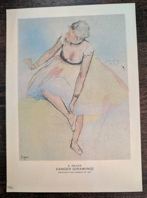 E. Degas Dancer (Drawing) Art Print Metropolitan Museum of Art