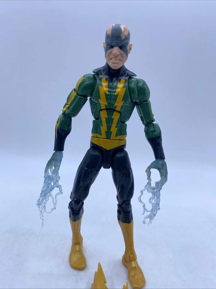 Figura Electro Marvel Legends Hasbro Spider-Man Space Venom BAF Wave Foto 4 de 4