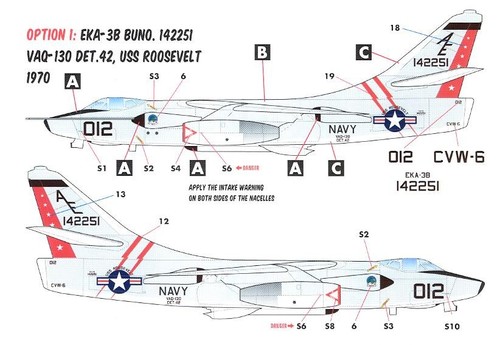 Caracal Decals 1/48 DOUGLAS EKA-3B SKYWARRIOR - Picture 4 of 6